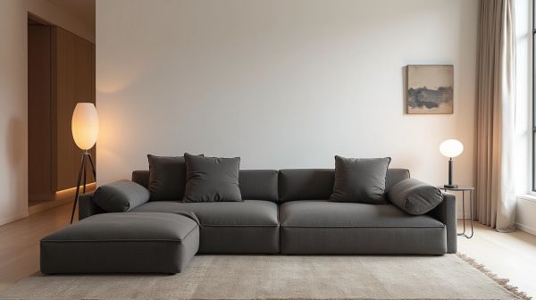 Ajoutez une touche design à votre salon avec un bout de canapé